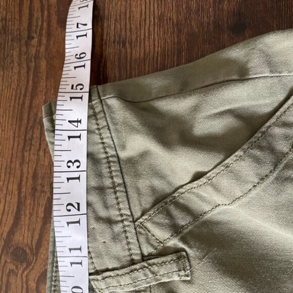 J Crew Mercantile army green slim fit utility cargo pants mid-rise size 6 - Picture 6 of 10